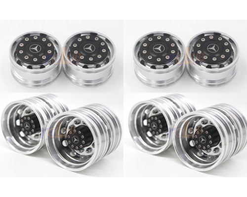 1:14 Aluminum Rims Benz 8x4