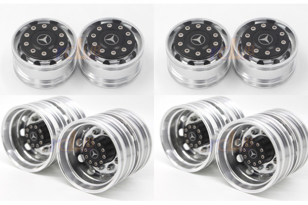 1:14 Aluminum Rims Benz 8x4