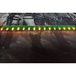 LED/amber color PCB 1pcs for tamiya king grand hauler DIY Bumper