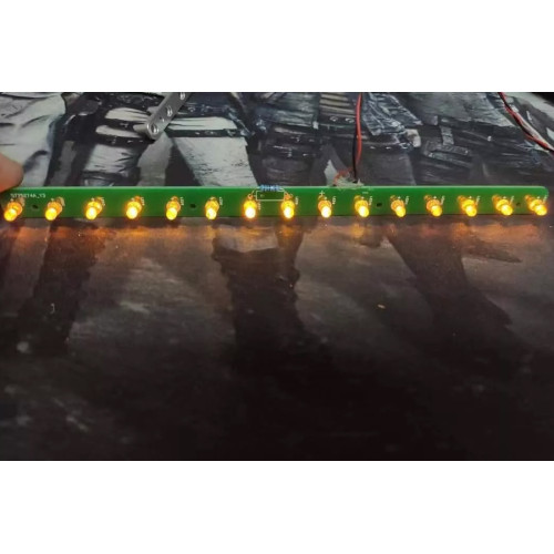 LED/amber color PCB 1pcs for tamiya king grand hauler DIY Bumper