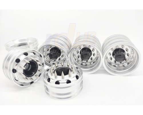 1:14 Aluminum Rims 6x4+Lug Nut