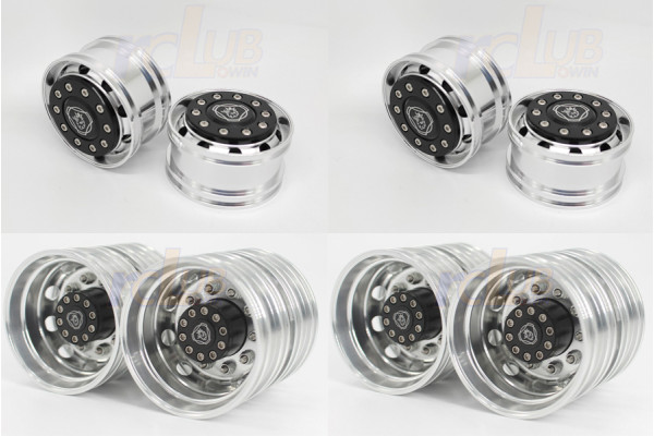 1:14 Aluminum Rims Scania 8x4