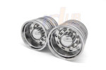 Chrome Rims Peterbilt +Lug Nut 6x4 set