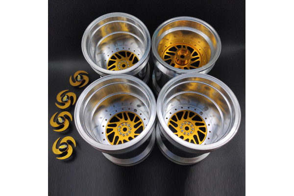 TAMIYA SUPER CLODBUSTER CLOD BUSTER Wheels Set Maglia style