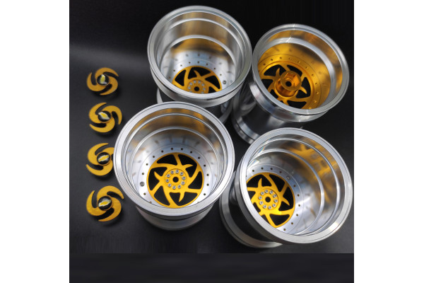 TAMIYA SUPER CLODBUSTER CLOD BUSTER Wheels Set Tumbleweed