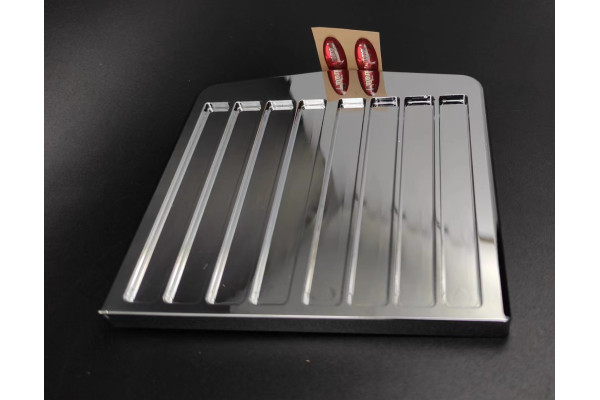 rc club Aluminum chrome grill for Tamiya RC 1/10 Bullhead