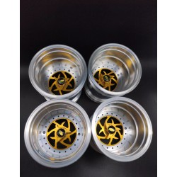 TAMIYA SUPER CLODBUSTER CLOD BUSTER Wheels Set Tumbleweed