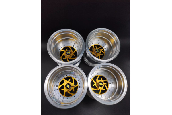 TAMIYA SUPER CLODBUSTER CLOD BUSTER Wheels Set Tumbleweed