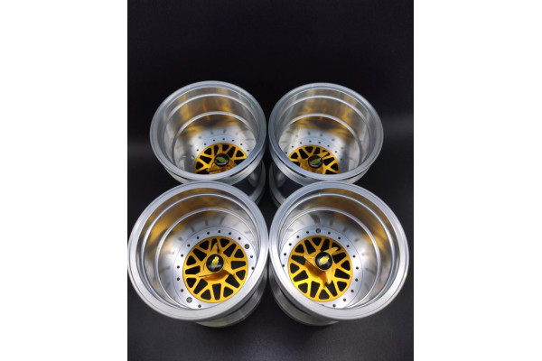 TAMIYA SUPER CLODBUSTER CLOD BUSTER Wheels Set Sunburst style