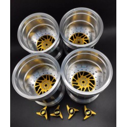 TAMIYA SUPER CLODBUSTER CLOD BUSTER Wheels Set Maglia style