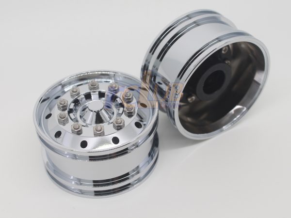 rc club Super single Chrome Rims WH8005EL-W - Image 2